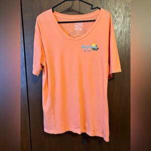 Orange colored LasVegas tee
